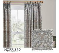 Morris & Co. Strawberry Thief Jacquard Pencil Pleat Curtains