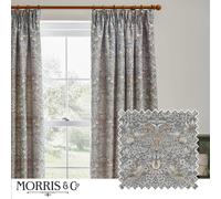Morris & Co. Strawberry Thief Jacquard Pencil Pleat Curtains