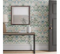 Morris & Co. Strawberry Thief Multicolour Floral Wallpaper