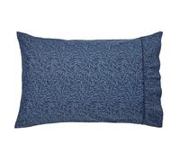 Morris & Co Strawberry Thief Pair of Standard Pillowcases, Indigo