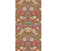 Morris & Co. Strawberry Thief Red Floral Wallpaper