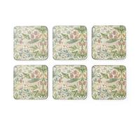 Morris & Co Strawberry Thief Set of 6 Coasters