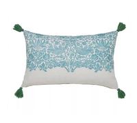 William Morris Strawberry Thief Cushion 60cm x 40cm, Teal