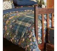 'Strawberry Thief' Throw 265X260cm Morris & Co Indigo One Size