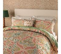 Morris & Co | V&A Earthly Paradise Double Duvet Cover SET, Rose & Pale Olive