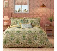 Morris & Co Hyacinth Duvet Cover Set Single Sage & Citrus