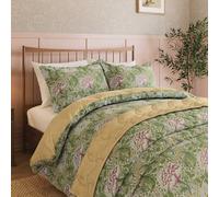 Morris & Co Windrush Super Kingsize Duvet Cover SET, Gold