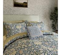 Morris & Co X Emery Walker Trent Super Kingsize Duvet Cover Set, River Wandle