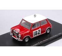 Morris Cooper S #182 4th Monte Carlo Rally 1964 T.makinen / P.vanson 1:43 Model