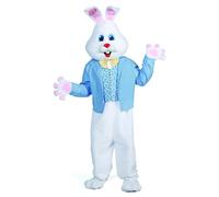 Morris Costumes MC26 Adult Easter Bunny with Jacket & Vest Blue