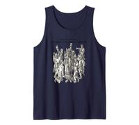Morris Dancers Drinkers with A Dance Problem Medieval Art Tank Top