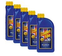 Morris Golden Film Sae 30 Classic Motor Oilvw Type 1 Type 2 Air Cooled 5X1L