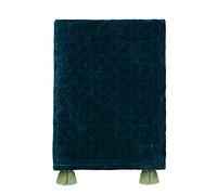 'Honeysuckle & Tulip' Quilted Throw 125X220cm Morris & Co Teal One Size