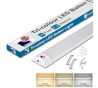 Morris LED Batten Light 4FT, 5FT, 3 Colours 3000k/4000k/6500k (1, 4FT (120cm))