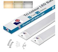 Morris LED Batten Light 4FT, 5FT, 3 Colours 3000k/4000k/6500k (2, 5FT (150cm))