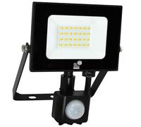 Morris LED Floodlight 30w with PIR Motion Sensor, Outdoor Security Light, Garden Wall Light (30, Watts)