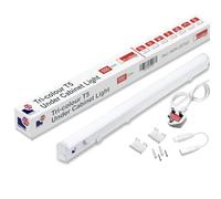 Morris LED Under Cabinet Light Linkable 3 Colours in 1 3000k/4000k/6500k Kitchen Light - UK Plug Included - 288mm, 550mm, 850mm,1150mm (550mm, 1Pack)