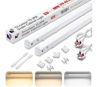 Morris LED Under Cabinet Light Linkable 3 Colours in 1 3000k/4000k/6500k Kitchen Light - UK Plug Included - 288mm, 550mm, 850mm,1150mm (2, 550mm)