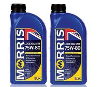 Morris Lubricants Lodexol 75W-80 Mineral Gear Oil, EP, GL4, 2 Litres