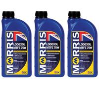 Morris Lubricants Lodexol MTFE 75W GL4 Fuel Efficient Automotive Gear Oil, 3 Litres