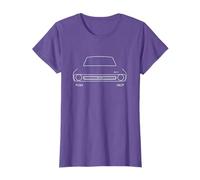 Morris Marina classic 1970s car white outline graphic T-Shirt