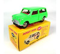 Morris Mini Traveller verte fluo De Agostini Dinky Toys 197