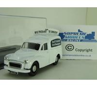 MORRIS MINOR 1000 MODEL VAN CAR TIMES NEWSPAPER 1:43 CORGI CLASSIC + CASE K8
