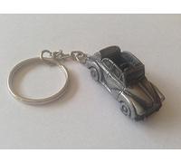 Morris Minor Convertible 3D split-ring keyring FULL CAR ref159 posted from sheffield uk