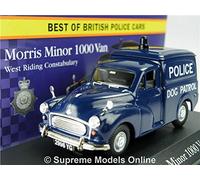 MORRIS MINOR VAN MODEL WEST RIDING POLICE 1:43 SCALE CORGI VANGUARDS ATLAS T3Z