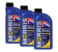 Morris Mtf 75W-80 Manual Transmission Fluid Miniral Gear Oil Api Gl4 3X1L