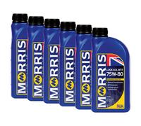 Morris Mtf 75W-80 Manual Transmission Fluid Miniral Gear Oil Api Gl4 6X1L