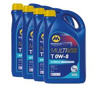 Morris Multivis Eco T 0W-8 Fully Synthetic Engine Oil Ilsac Gf-5 Api Sn 4X5L