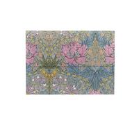 Morris Pink Honeysuckle (William Morris) Document Folder (Wrap Closure)