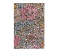 Morris Pink Honeysuckle (William Morris) Mini Hardback Address Book (Elastic Band Closure)