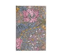 Morris Pink Honeysuckle (William Morris) Mini Lined Hardcover Journal: Hardcover, 85 gsm, ribbon marker, memento pouch, elastic closure, book edge printing