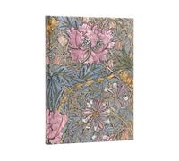 MORRIS PINK HONEYSUCKLE WILLIAM MORRIS U by Paperblanks Hardback Self Help