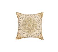 'Morris Room Willow' Cotton Cushion V & A Gold 45cm x 45cm