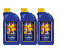 Morris Sae 40 Classic Motor Oil Low Detergent / Dispersant Lubricant 3X1L