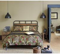 'Morris Seaweed Cotton' Cover Set Morris & Co Black Double