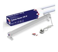 Morris Tubular Heater 1ft, 2ft, 3ft, 4ft Tube Heater Green house Bathroom Conservatory (4FT-240w)