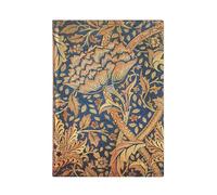 Morris Windrush (William Morris) Midi Lined Journal: Flexi softcover, 100 gsm, ribbon marker, memento pouch, book edge printing