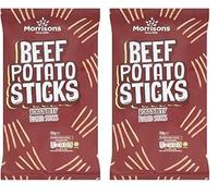Morrisons Beef Flavour Potato Sticks 150 g x 14 (Pack of 2)
