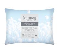 Morrisons Nutmeg Home Pillows Forever Full Medium 2pk