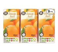 Morrisons Orange Juice 3x200 ml x 9