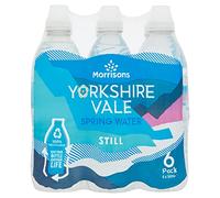 Morrisons Still Yorkshire Vale Spring Water 6 X 500ml