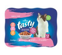 Morrisons Tasty Chunks in Jelly Surf & Turf Adult 1-7 Years 12 x 400g