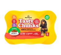 Morrisons Tasty Chunks in Jelly Up to 12 Months Puppy 6 x 400g