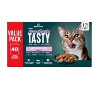 Morrisons Temptingly Tasty Cat Food Mixed Selection in Jelly 40 x 100g