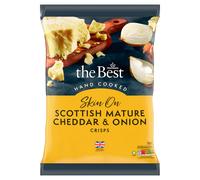 Morrisons The Best Mature Cheddar & Onion Crisps 125g