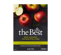 Morrisons The Best Vintage Still Cider 2.25L (Abv 6.8%)